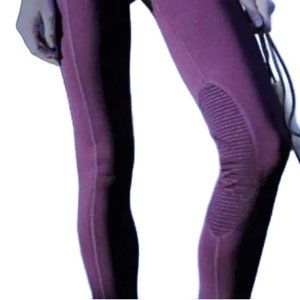 Free People Movement Deep Plum Ribbed Leggings New